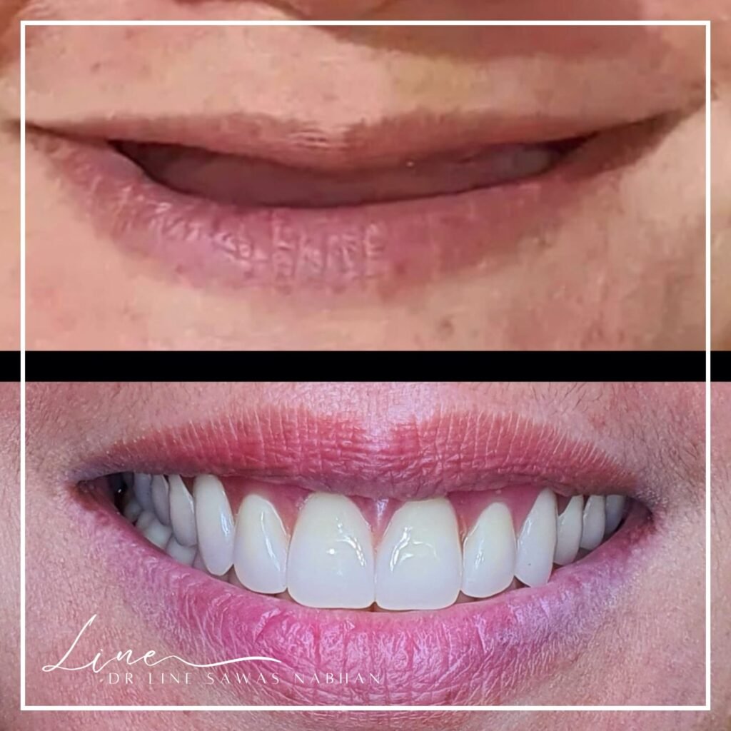 Sourire amélioré après pose d’implant dentaire par dentiste à Agdal